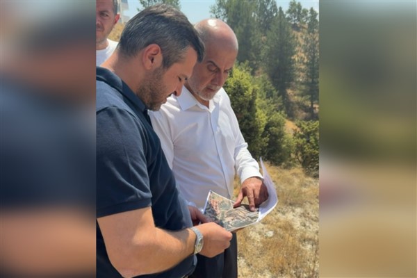 Başkan Çetinkaya, Beşbinevler’de devam eden çalışmaları inceledi