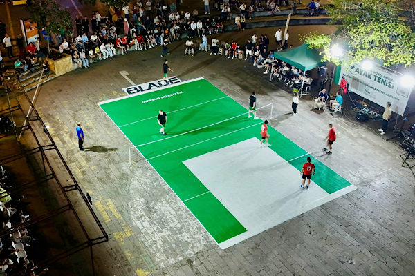 Giresun’da ayak tenisi turnuvası başladı