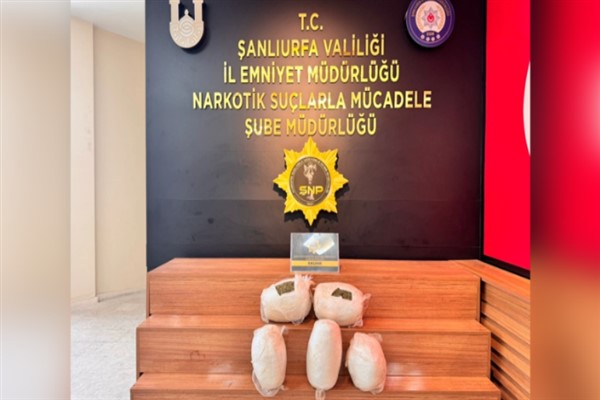 Şanlıurfa’da uyuşturucu operasyonu