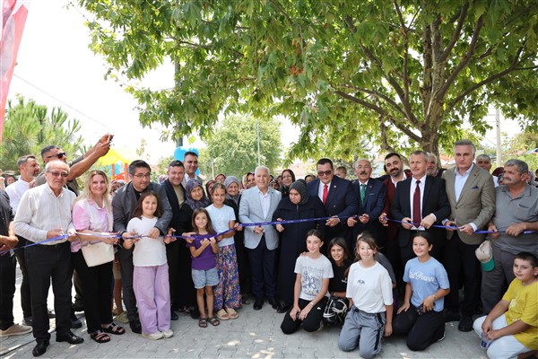 Muhtar Hasan Terzi Parkı, hizmete açıldı
