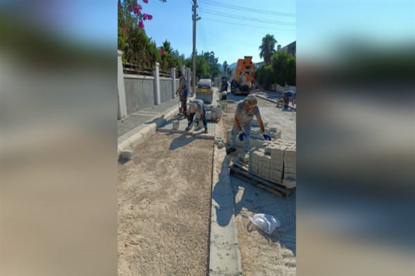 Bağlıiçi mevkiinde çalışmalar devam ediyor