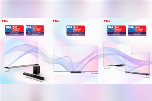 EISA’dan TCL Electronics’e 5 ödül