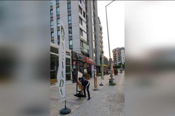 Nilüfer’in caddelerinde denetim yapıldı