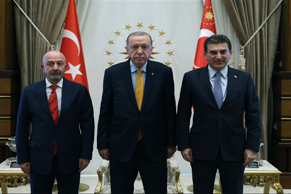 Cumhurbaşkanı Erdoğan, Aksakallı ve Yalçıntaşı kabul etti