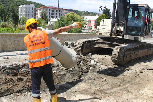 Samsun’da altyapı yatırımları devam ediyor