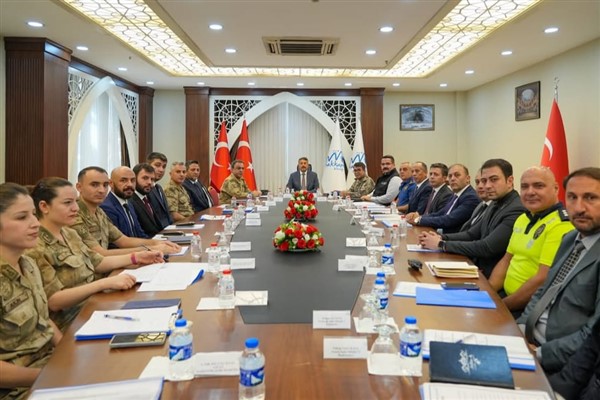 Hakkari’deki suç oranlarında düşüş değerlendirildi