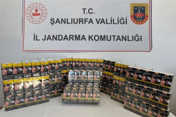 Şanlıurfa’da  2 bin 130 paket kaçak sigara ele geçirildi