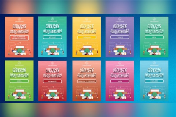 “Liseye Hoş Geldin” kitapları, öğrencilerin kullanımında