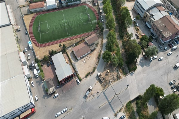 İnegöl Belediyesi, Ağaç İşleri Sanayi Bölgesi’nde çalışma başlattı