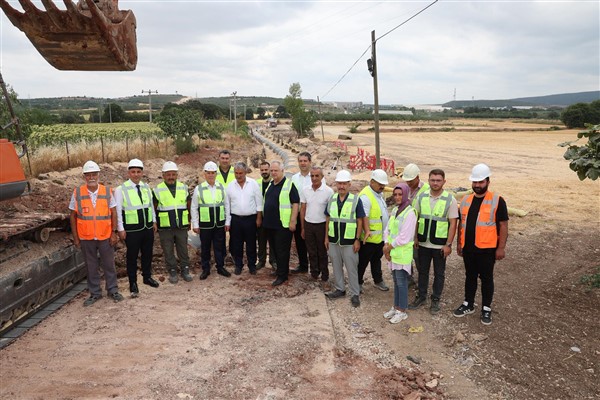 Başkan Bozbey, Bursa Çınarcık İçme Suyu Projesi çalışmalarını inceledi