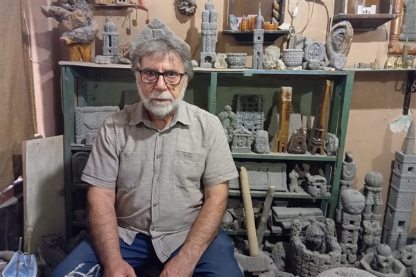 Diyarbakırlı taş ustası Medyelioğulları: Hayalim, eserlerimi bir mekanda insanlara sunmak