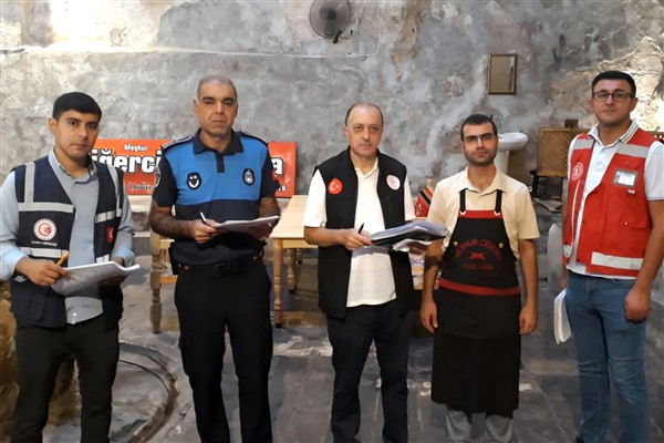 Şanlıurfa’da Haşimiye ve Balıklıgöl çevresindeki esnaflara yönelik denetimler başladı