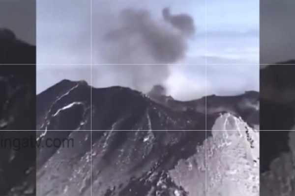 Kamçatka’daki Kraşeninnikov yanardağı 600 yıl sonra ilk kez patladı