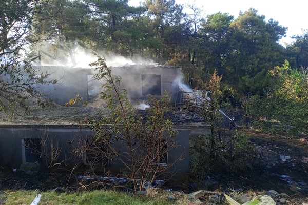 Korudağ Geçişi’nde yangın