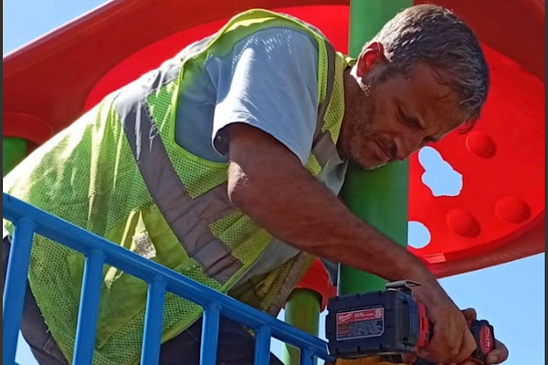 Bingöl’de parklarda bakım ve onarım çalışması