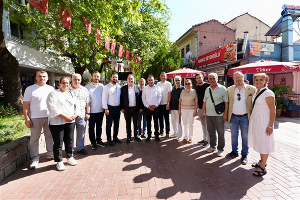 Başkan Dutlulu, pazar ve çarşı esnafıyla buluştu