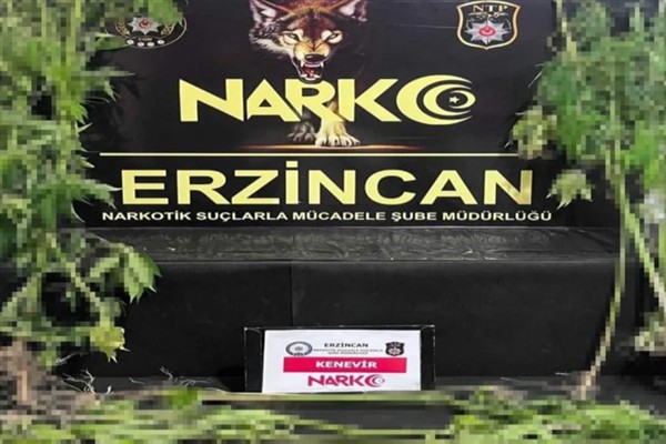 Erzincan’da uyuşturucu operasyonu