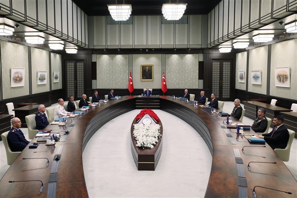 Yüksek Askeri Şura, Cumhurbaşkanı Erdoğan başkanlığında toplandı