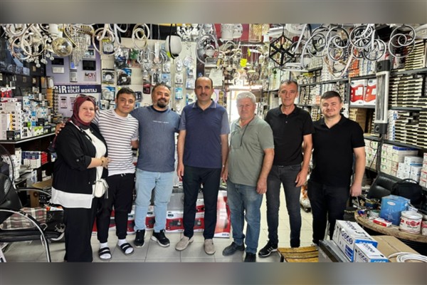 Başkan Altay’dan esnaf ziyareti