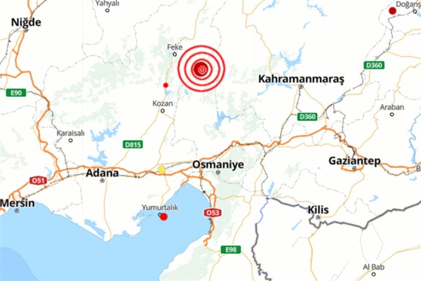 Osmaniye’de deprem