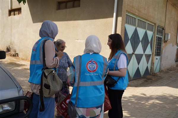 Orhangazi Belediyesi ekipleri, Akharem Mahallesi’ni ziyaret etti