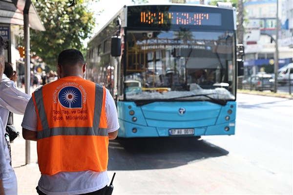 Antalya’daki halk otobüslerinde klima denetimi sürüyor