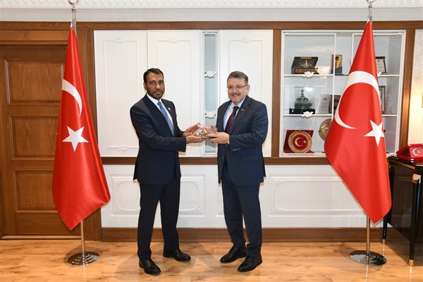 Başkan Genç, Birleşik Arap Emirlikleri Ankara Büyükelçisi Dhaheri’yi ağırladı