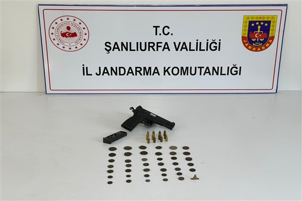 Şanlıurfa’da tarihi eser bulundurduğu tespit edilen şüpheliye yönelik arama yapıldı