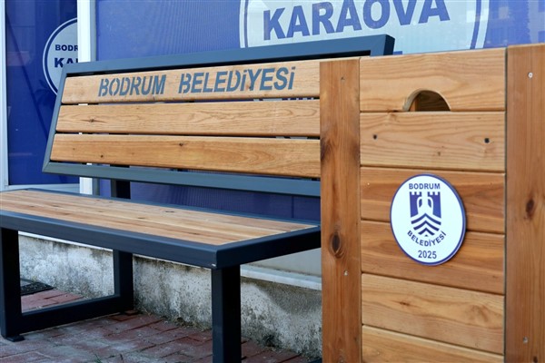 Bodrum Belediyesi’nden mobilyaları yenileme çalışmaları