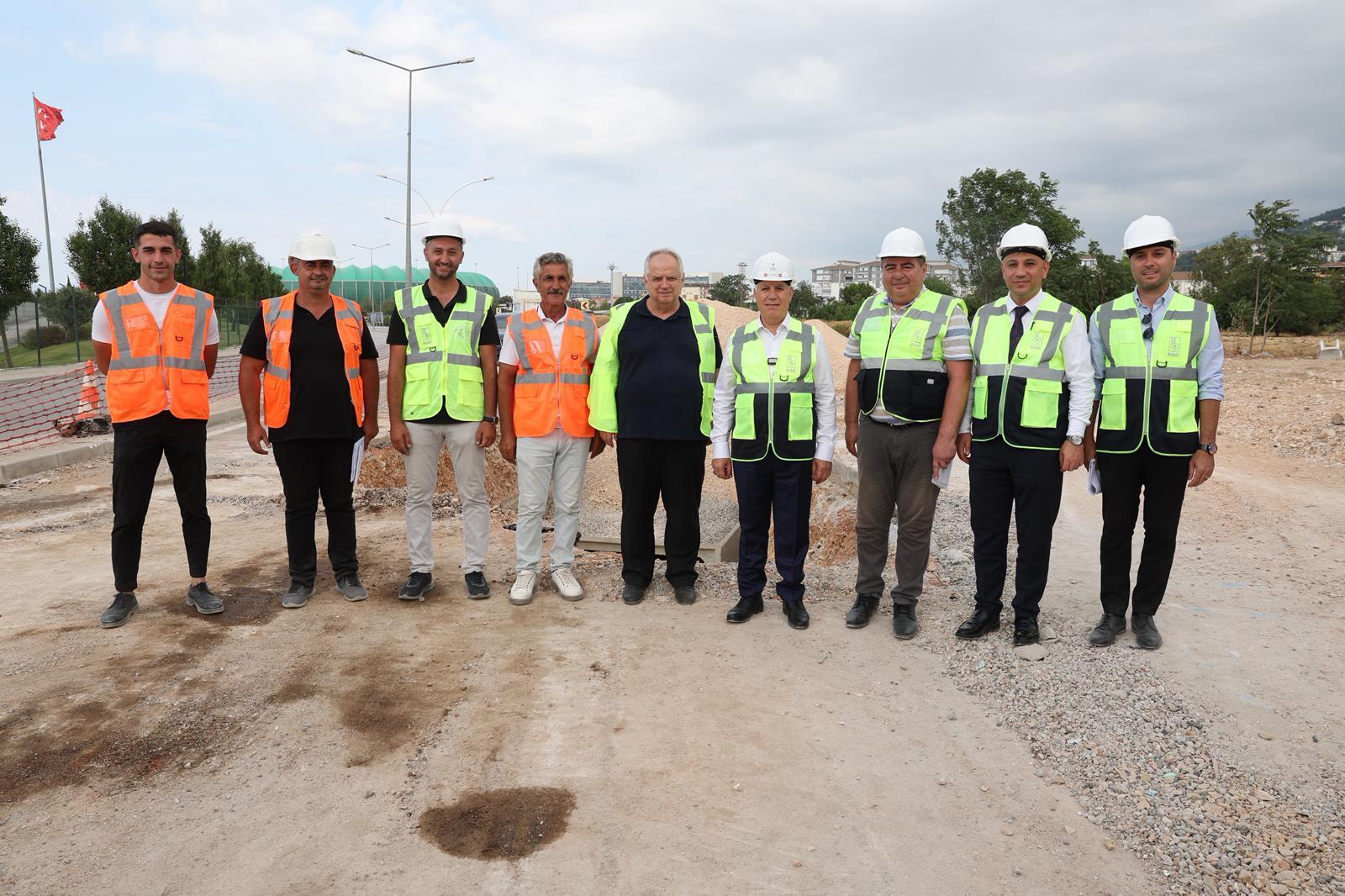 Bursa Büyükşehir Belediyesi’nden Odunluk’ta altyapı hamlesi