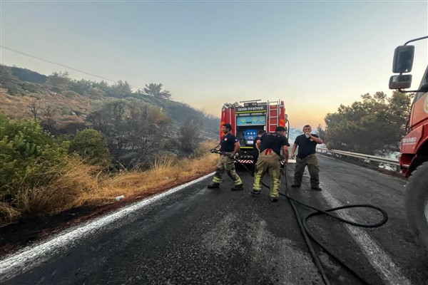 Urla yangını kontrol altına alındı
