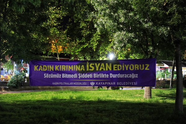 Kayapınar’da kadına yönelik şiddete karşı farkındalık etkinliği