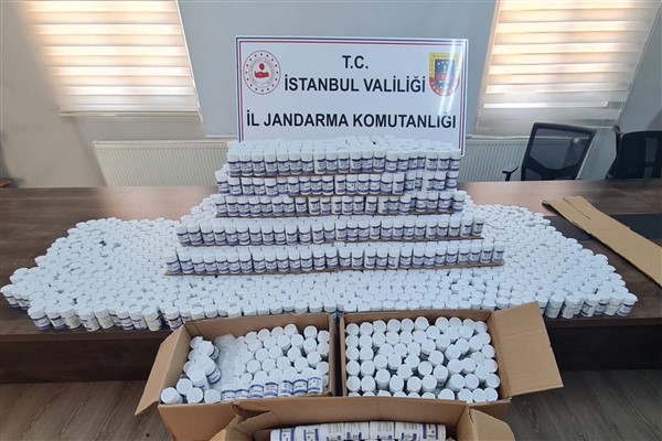 İstanbul’da 1 milyon 919 bin adet uyuşturucu hap ele geçirildi