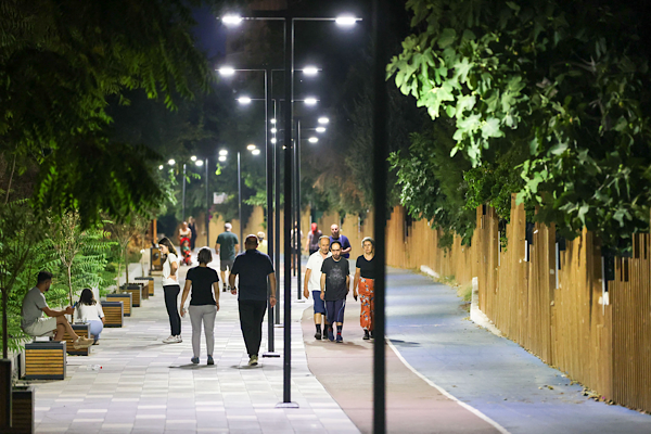 Buca’da tarihi tren yolu sosyal yaşam alanına dönüştürüldü