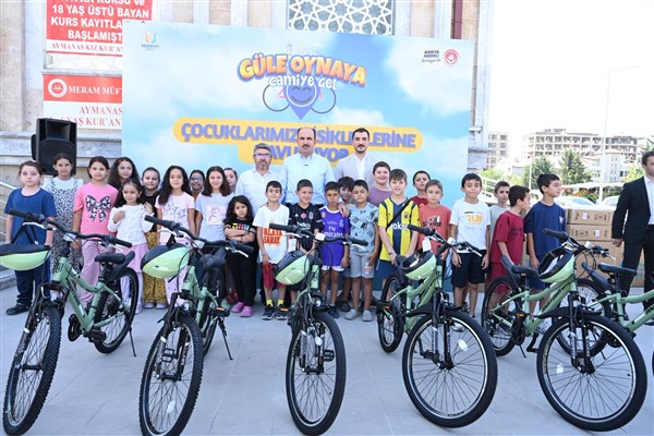 Başkan Altay: Güle Oynaya Camiye Gel Projesi’nde 12 bin çocuk bisikletlerine kavuştu