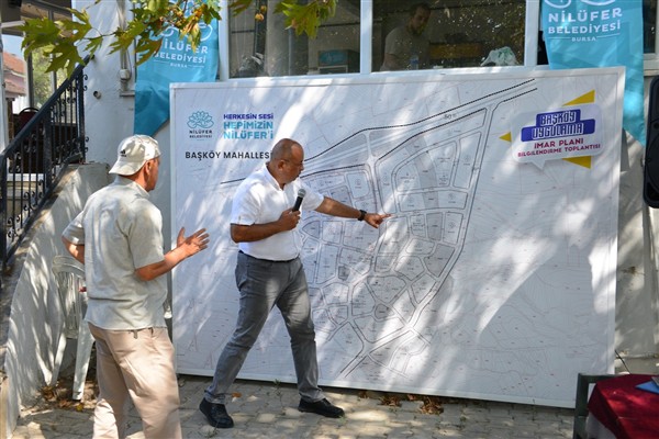 Nilüfer’de yeni imar planı mahalle sakinlerine anlatıldı