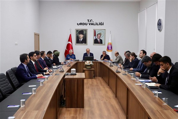 Ordu Valisi Erol: Son 1 yılda olay sayılarında yüzde 9.4 azalış oldu