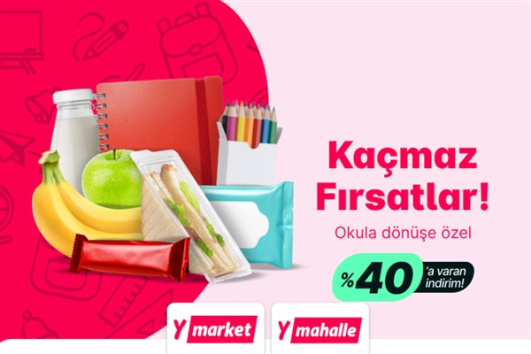 Yemeksepeti’nden market ve mahalle alışverişlerinde yüzde 40’a varan indirim fırsatı