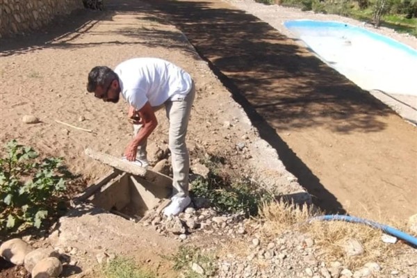 Tunceli Belediyesi’nden su kullanımı denetimi