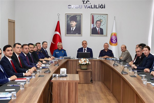 Ağustos Ayı İl Güvenlik ve Asayiş Koordinasyon Toplantısı Ordu’da yapıldı