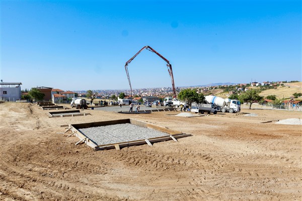 Elmalıdere Mahallesi’nde yeni mesire alanı projesinin temel atma töreni gerçekleşti