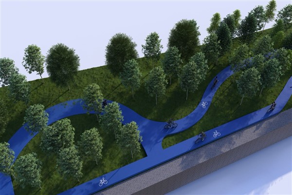 Sürmene’ye bisiklet yolu kazandırılıyor