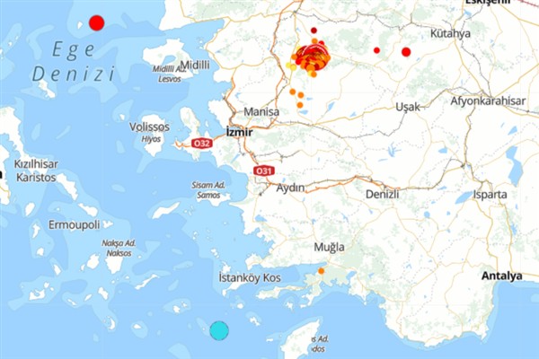 Ege Denizi’nde deprem