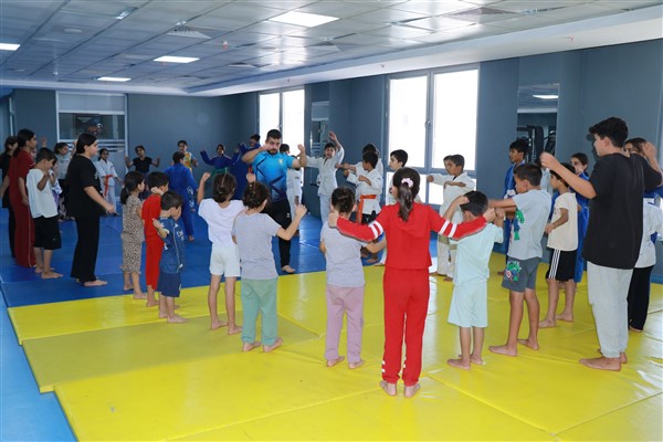 Haliliye’de judo kursları devam ediyor