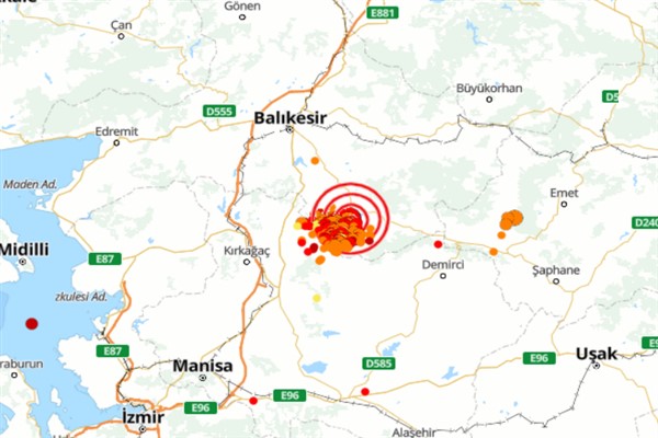 Balıkesir ‘de 4.4  büyüklüğünde deprem