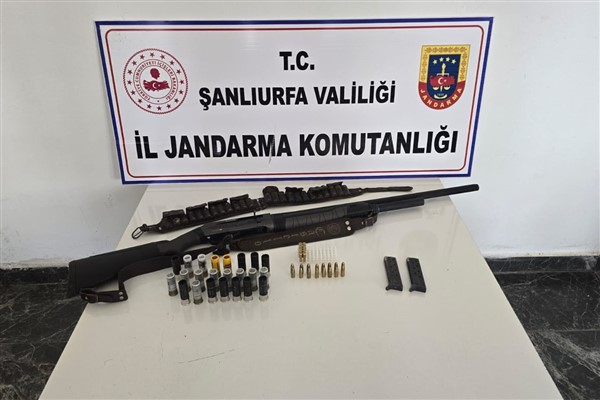 Şanlıurfa’da ruhsatsız silah operasyonu