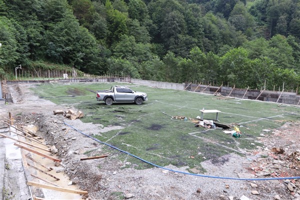 Hemşin’e çok yönlü spor kompleksi kazandırılıyor