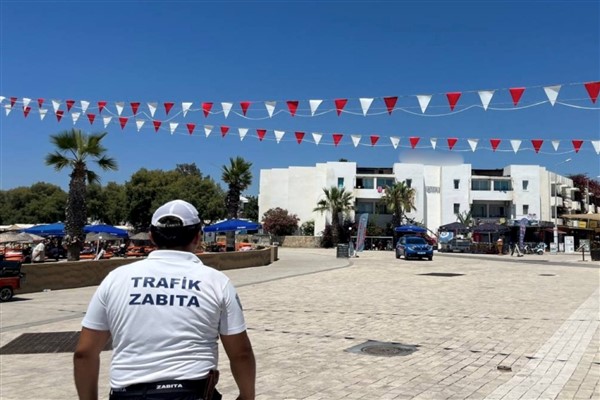 Bodrum Trafik Zabıta ekipleri denetimlerini sürdürüyor