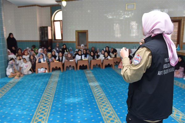 Yıldırım Belediyesi’nden çocuklara yönelik afet eğitimi