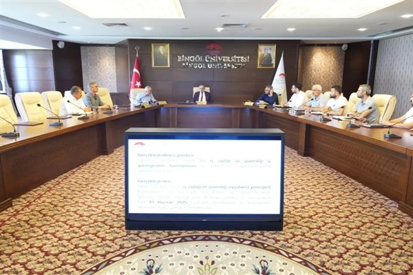 Bingöl Üniversitesi’nde İş Sağlığı ve Güvenliği Toplantısı yapıldı